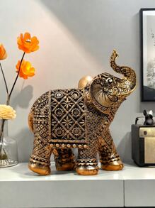 1pc Elephant Home Office Desktop Decorative OrnamentFor Living Room Foyer Best Gifts Birthday Graduation