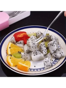 10 buc, furculițe pentru fructe, furculițe din oțel inoxidabil, furculițe pentru fructe din oțel inoxidabil, furculiță pentru desert, furculițe simple pentru fructe, furculiță modernă pentru tort, furculiță decorativă pentru salată, furculiță reutilizabilă pentru fructe, rechizite de bucătărie, rechizite școlare