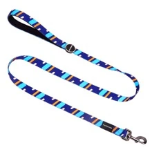 Furmylove Dog Leash, Pet Training Lead, Lightweight Soft Grip Handle, Metal Clasp, Non-Pulling Anti-Shock Nylon Dog Leash For Medium & Large Dogs, Outdoor Activities, Fashionable Abstract Printed Pattern, 60in/150cm
