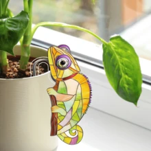 6件套可爱昆虫土壤桩装饰