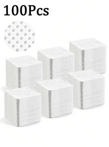 2000/1000/200pcs Nail Wipes - Professional Lint-Free Nail Polish Remover Pads, UV Gel Cleansing Tissues, Unscented Manicure Prep And Finish Nail Art Cleaning Tool(White)