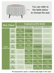 1pc Round Tablecloth - No Splicing, Multiple Size Options - Stain Resistant, Wrinkle-Free Polyester Tablecloth, Non-Fading, Tear-Resistant Decorative Fabric Tablecloth. Easy To Clean Heat-Resistant Tablecloth Suitable For Buffet, Dining Table, Coffee Table, Party, Birthday, Cafe, Banquet, Picnic, Camping, Barbecue, Indoor, Outdoor And Daily Use.