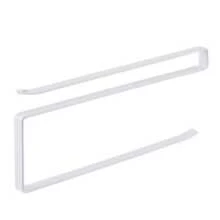 1 pieza Soporte para rollo de papel de cocina, estante de almacenamiento de cocina, sin taladro, soporte para rollo de cocina, soporte para rollo de cocina montado en la pared para cocina, baño, armarios