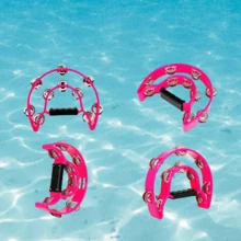 1pc Adult Plastic Double Layer Rattle Handmade Musical Instrument Hand Drum Rhythm Percussion Instruments, Party & KTV Percussion Instrument