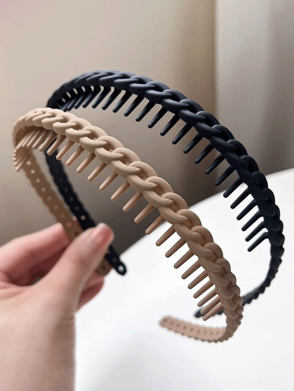 1 peça de faixa de cabeça feminina, novo design, acessórios de cabelo antiderrapantes para lavar o rosto com dentes, grampo de cabelo para penteado