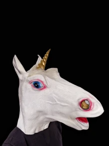Creepy Party Unicorn Mask Reepy Party Animal Mask Animal Head Mask Deluxe Novelty Christmas Costume Party Latex Animal Head Mask Creepy Party Unicorn Mask Reepy Party Animal Mask Animal Head Mask Deluxe Novelty Christmas Costume Party Latex Animal Head Mask