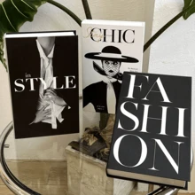 3pcs Fake Books For Decoration,Designer Luxury Modern Fake Decorative Books For Home Bookshelf Decor,Shelves Living Room Fashion Decorative Entry Coffee Table Stacked Books Decor,Suitable For Many Scenarios (Room Decor, Home Decor, Bedroom Decor Living Room Decor, Office Decor, Bathroom Decor, / Desktop Decor, TV Cabinet, Lobby, Bookshelf) Various Holiday Gifts.