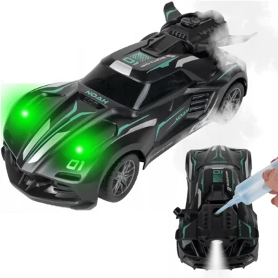 Carrinho Controle Remoto Recarregável Solta Fumaça Brinquedo Infantil Carro