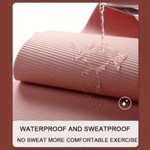 1pc Extra Thick Non-Slip Yoga Mat, High Density Sports Fitness Mat, Home Gym Accessory, Suitable For Home Fitness, Gym, Exercise, Gymnastics, Walking Pad, Sports, Health, Home Workout, Premium Quality, Suitable For Gifting, Mother's Day, Birthday, Christmas