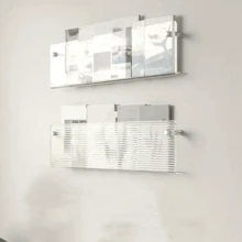 1pc Acrylic Magazine Rack Wall-Mounted Bookshelf, Document Storage Rack, Brochure Display Shelf Suitable For Waiting Room, Living Room, Office, Home - Transparent - View 4