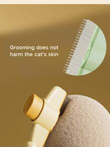 2pcs Extra Large Size Pet Flea Comb, Grooming Brush Suitable For Dogs, Cats, Rabbits And Other Long/Short Hair Pets, Detangling, Shedding & Skin Massage