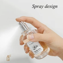 1pc, 50ml/1.69fl.Oz, Vanilla Fragrance Spray, Alcohol Free Vanilla Musk Litchi Flavor, Suitable For Home Deodorization, Toilet Fragrance Enhancement, Etc., Ideal Holiday Gift