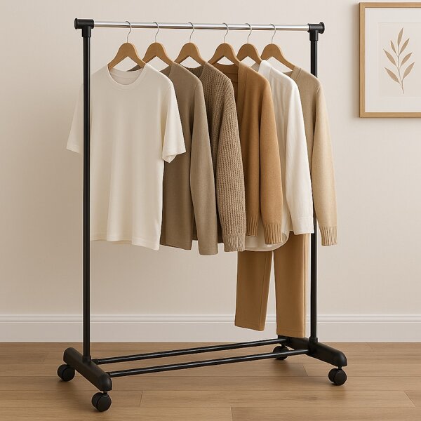 Confortime Uitschuifbare kapstok 82X42X90160Cm Elegant en veelzijdig ontwerp | Uitschuifbare kapstok 82X42X90160Cm Robuuste structuur, multifunctioneel gebruik, bespaart ruimte en gemakkelijk aan en uit te trekken