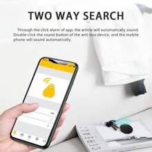 1pc Round Bluetooth Anti-Lost Tracker, Smart Item Finder, Compatible With IOS/Android, 15m Bluetooth Alarm, APP Remote Locator For Pets, Keys, Valuables, No SIM Card Required, Battery Replaceable