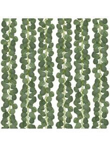 12 件/6 件/1 件，82.6 英尺人造常春藤藤蔓，假绿色悬挂植物，卧室墙壁装饰，婚宴房间美观