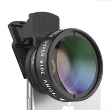 Lente de Super Amplo Ângulo para Celular 0.45 X - 15X! Aumente sua Capacidade de Captura - Preto - Visão 2
