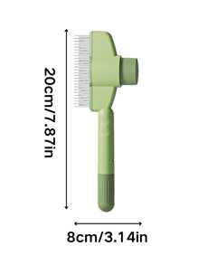 2pcs Extra Large Size Pet Flea Comb, Grooming Brush Suitable For Dogs, Cats, Rabbits And Other Long/Short Hair Pets, Detangling, Shedding & Skin Massage