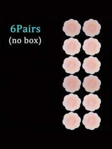 12pcs Reusable Silicone Nipple Covers With Adhesive Pads - Perfect For Invisible Bras And Pasties - Hand Washable(2/6/12pcs) - Multicolor - View 5