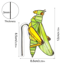 6件套可爱昆虫土壤桩装饰
