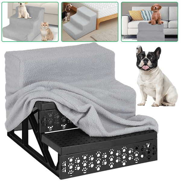 Pet Play Stairs Funny Pet Stair Pet Non-slip Safety Ladder Puppy Bed Stairs Dog Ramps Pet Jumping Stair Pet Playing Stair Pet Supply Indoor Dog Ladder Puppy Stair Kitten Stair