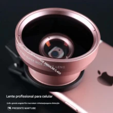 Lente de Super Amplo Ângulo para Celular 0.45 X - 15X! Aumente sua Capacidade de Captura - Preto - Visão 7