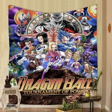bandai 1/4PCS Japan Classic Anime Goku Tapestry Printed Large Wall Tapestry Art Science Fiction Room Home Decor Decor Blanket Wall Tapestry Cheap Hippie Wall Hanging Bohemian Wall Tapestries INS Home Decor Wall Rugs Dorm Japanese Tapestry Bedroom Decoration