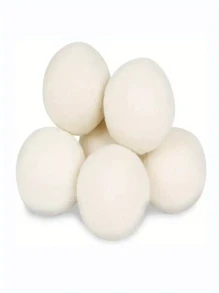 3/6pcs Reusable Laundry Dryer Balls, Fabric Softener Balls, Wrinkle Reducer For Washing Machine, Household Cleaning Supplies
