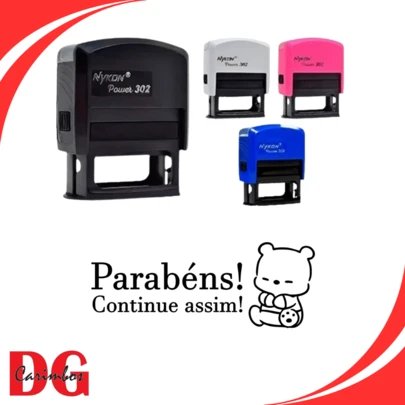 Carimbo Pedagógicos Nykon 302 para Professor - 14x38