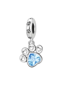 1Pc Fashionable Cute Pet Puppy Series Charm Bead Fit For Women Bracelets Bangles DIY Jewelry Making And Daily Outfit Matching Jewelry Decoration For Girls