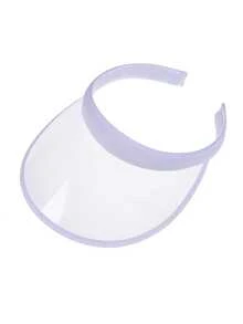 2pcs Plastic Sunshade Peaked Cap, Outdoor Advertising Running UV Protection Sun Hat With Customized LOGO, European & American Style - A - View 14