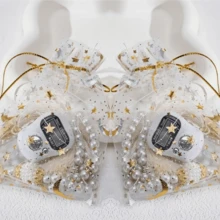 6/2件可重置指环计数器，便携式迷你计数器，配有手镯、糖果礼品袋包装