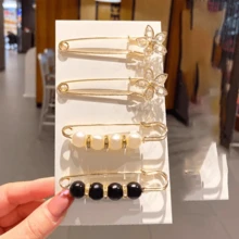 13件/套服装胸针配件腰夹紧固件可调节衣服松紧度防滑裤子腰夹 - 彩色 - 查看 8