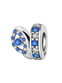 1 peça de pingente de olho de diabo azul moderno para pulseiras femininas, braceletes, joias faça você mesmo e decoração de joias combinando com roupas do dia a dia para meninas