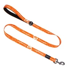 Furmylove Dog Leash, Pet Training Lead, Lightweight Soft Grip Handle, Metal Clasp, Non-Pulling Anti-Shock Nylon Dog Leash For Medium & Large Dogs, Outdoor Activities, Fashionable Abstract Printed Pattern, 60in/150cm