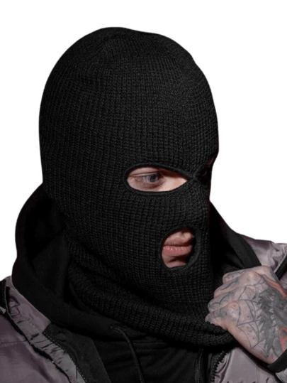 Touca Ninj Toca Balaclava Frio Resistente Com Proteção UV Moto Bike Preta Unissex