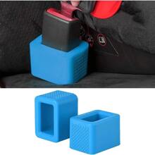 Seat Belt Buckle Holder, Seat Belt Buckle Retainer, Silicone Auto Rear Seatbelt Buckle Booster To Makes Receptacle Stand Upright - Suitable For All Types Of Vehicles