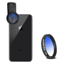 Lente de Super Amplo Ângulo para Celular 0.45 X - 15X! Aumente sua Capacidade de Captura - Preto - Visão 3