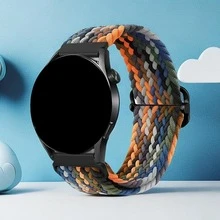 1 个 18 毫米弹性编织环兼容 Garmin Venu 3S/Venu 2S/Forerunner 265S/255S/Vivoactive 4s/Vivomove 3s/Move3S/Active S 手表，适用于男女，运动弹性环替换手链表带兼容 HW Watch GT5 41mm/GT 5 Pro 42mm/GT4 41mm/Fossil GEN6 42mm 智能手表 - 18mm - 查看 23