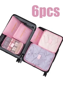 8 Piece Travel Organizer Set Includes: Toiletry Bag, Cosmetic Bag, Shoe Bag, Makeup Bag, Cosmetics Case, Clothing Organizer Bags, Perfume Box, Lingerie Bag, Luggage, Foldable Underwear/Sock Organizer, Garment Bags, Packing Cubes, Travel Accessories, Tote Bag, Tech Organizer, Waterproof Clothes Organizer, Shoes