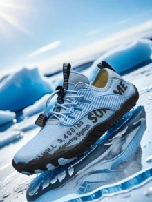 L.S.W.P 男女通用透气水鞋 - 速干、防滑五指水上运动鞋，适合室内健身、举重、瑜伽和户外活动，如海滩、游泳、冲浪和徒步旅行 - 耐用橡胶鞋底、系带闭合、四季皆宜、沙滩鞋 - 藍色 - 查看 10