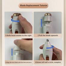 三合一可充电电动剃须刀、修剪器和脱毛器，小巧便捷，轻松修剪面部、眉毛、鼻毛、腿部、手臂和胡须，无痛修容，是送给朋友、女友和生日的完美礼物，适合居家和旅行使用，配备150mAh电池