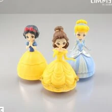 Disney 1pc Disney Dream Princess Collectible Figurine Set - Snow White, , Belle - Cute Cartoon Character Blind Box Toy - Suitable For Bedroom, Desktop, Car Display - Adorable Gift For Fans