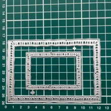 New High-Precision Scrapbook Cutting Die Set Clothing Word Frame Doll Handmade Template Multi-Layer Design Compatible With A Variety Of DIY Projects - Silver - View 13