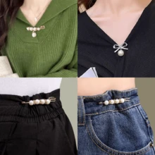 13件/套服装胸针配件腰夹紧固件可调节衣服松紧度防滑裤子腰夹 - 彩色 - 查看 4