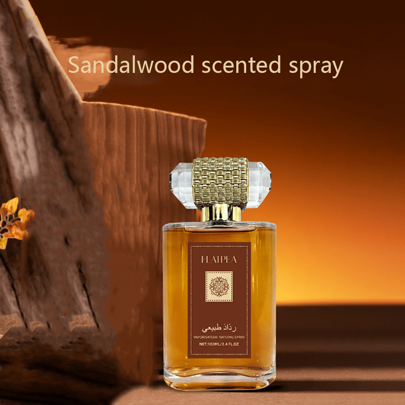 1pc, 100ML/3.4fl.Oz, Sandalwood Scented Spray, Suitable For Household Clothes To Add Fragrance/Lasting Art Fragrance/Juniper, Papyrus And Sandalwood/Ideal Holiday Gift Gifts Birthday Graduation, Portable