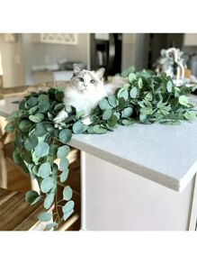 12 件/6 件/1 件，82.6 英尺人造常春藤藤蔓，假绿色悬挂植物，卧室墙壁装饰，婚宴房间美观