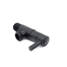 Ducha Higienica Luxo Metal Preta Acionamento 1/4 Volta Com Gatilho - Preto - Visão 3