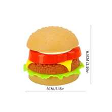 2025 新款 16 件/17 件/18 件/19 件/22 件/24 件儿童厨房玩具套装玩具，儿童角色扮演汉堡、蔬菜、烧烤套装玩具礼物（部分零件随机发货，多种颜色可选），节日礼物、生日礼物、礼品 - 彩色 - 查看 7