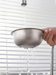 Rustic Sink Strainer With Handle, 201 Stainless Steel Kitchen Sink Drain Filter, Uncharged, For Dining & Indoor Use, Abrasion Resistant, Rust Resistant