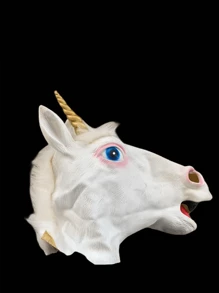 Creepy Party Unicorn Mask Reepy Party Animal Mask Animal Head Mask Deluxe Novelty Christmas Costume Party Latex Animal Head Mask Creepy Party Unicorn Mask Reepy Party Animal Mask Animal Head Mask Deluxe Novelty Christmas Costume Party Latex Animal Head Mask